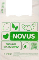 Пакет из полимерных материалов 15кг 450х650мм Novus 1шт