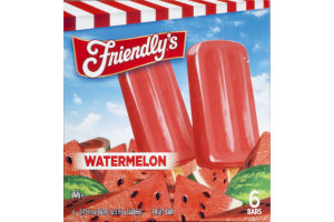 Friendly's Fruit Bars Watermelon - 6 CT