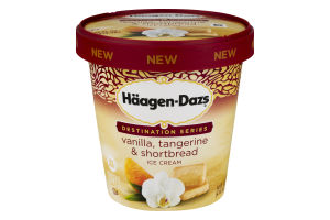 Haagen-Dazs Ice Cream Vanilla, Tangerine & Shortbread