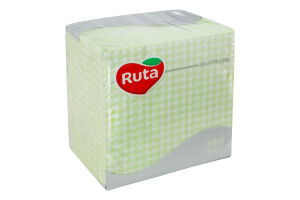 Серветки паперові одношарові 235х235мм Silver line Ruta 100шт