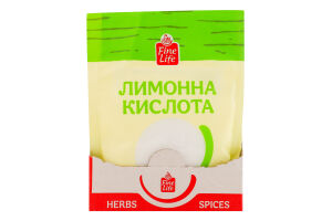 Кислота лимонная Fine Life м/у 100г