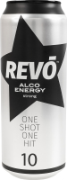 Напиток алкогольный энергетический 500мл 10% газированный Strong Revo ж/б