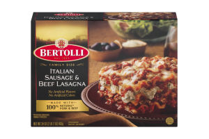 Bertolli Italian Sausage & Beef Lasagna
