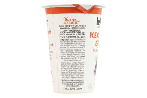 Напій кефірний 1,5% жиру з фруктовим наповнювачем "Чорна смородинашипшина", ТМ "LEKKER"