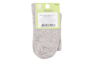 Шкарпетки дит Premier socks високі рубч сір р18-20