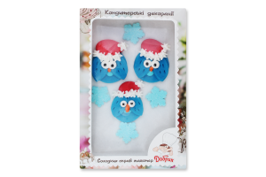 Декорації кондитерські Зимовий набір №1 Добрик к/у 1шт