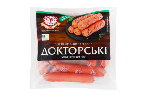 Сосиски Докторские Фарро в/с м/у 500г