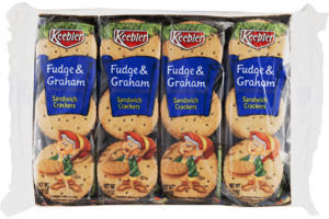 Keebler Sandwich Crackers Fudge & Graham - 8 CT