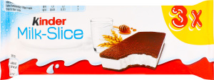 Тістечко бісквітне з молочною начинкою Milk-slice Kinder м/у 3х28г