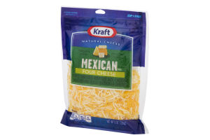 Kraft Natural Cheese Finely Shredded Mexican Four Cheese