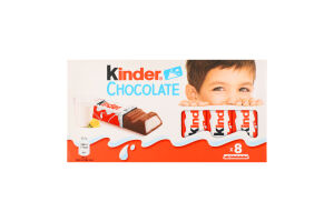 Шоколад молочный с молочной начинкой Chocolate Kinder к/у 8х12.5г