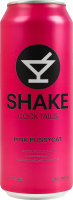 Напій слабоалкогольний 500мл 7% сильногазований Pink Pussycat Cocktails Shake з/б