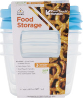 Smart Living Food Storage Small - 3 CT