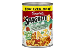 Campbell's SpaghettiO's A To Z's Meatballs