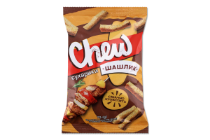 Сухарики пшенично-житні Шашлик Chew м/у 70г
