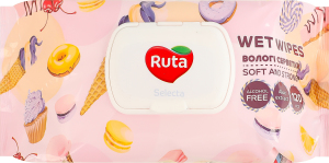 Серветки вологі Selecta Ruta 120шт