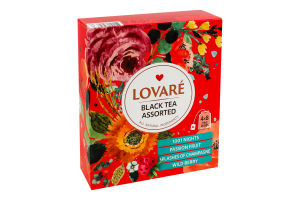 Чай черный Ассорти Lovare к/у 32х2г