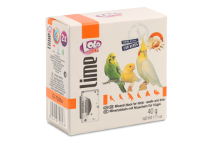 Камінь мінеральний д/птахів з мушлями 40г Lolo Pets