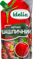 Кетчуп пастеризований Шашличний Idelia д/п 250г