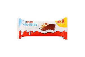 Тістечко бісквітне з молочною начинкою Milk-slice Kinder м/у 3х28г