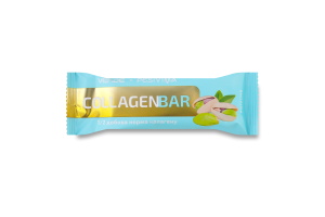 Батончик с пептидами морского коллагена, фисташками и белым шоколадом с подсластителями Collagen Verde м/у 35г