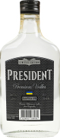 Горілка 200мл 40% Срібна Travel Premium vodka President пл