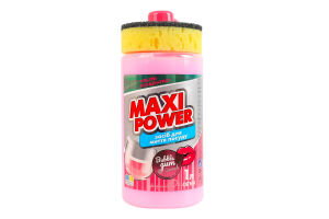 Средство для мытья посуды с ароматом жевательной резинки Maxi Power 1л