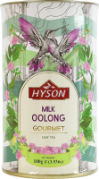 Чай зеленый байховый листовой Молочный Улун Gourmet Hyson тубус 100г