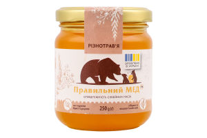 Мед Різнотрав'я Правильний мед с/б 250г