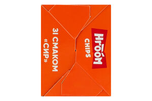 Чипсы картофельные пластинки Сыр Hroom к/у 50г