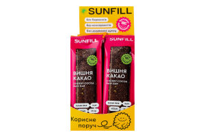 Батончик Вишня-какао SunFill м/у 35г
