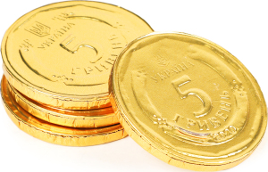 Цукерки Truff Royal медалі гривні з молоч шоколаду