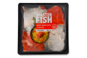 Мікс для супу з лосося Master Fish охол лоток 500г
