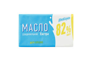 Масло 82% солодковершкове Екстра Глобино м/у 180г