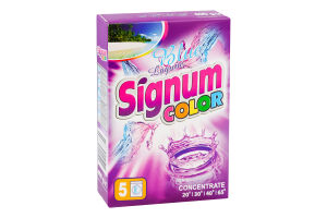 Порошок стиральный Color Blue Lagune Signum 400г