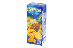 Нектар неосвітлений пастеризований Мультивітамін Sandora т/п 200мл