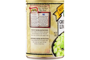 Margaret Holmes Green & White Lima Beans