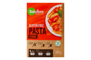 Вироби макаронні без глютену Pasta Penne Balviten к/у 250г