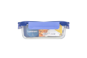 Ємність д/зберігання продуктів Pure Box Click Clack 1040мл скло прямокутна з кришкою Luminarc
