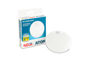 Светильник аккумуляторный с датчиком движения 40lm 0.5W 4000К №ATOM40DC06N Atom Enerlight 1шт