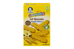 Gerber Graduates for Toddlers Lil' Biscuits Vanilla Wheat - 18 CT