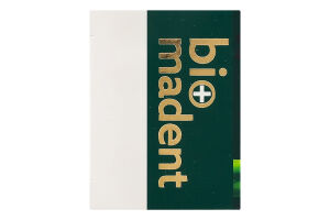 Паста зубная отбеливающая конопляная с бамбуковым углем и папайей Bio Madent 100мл