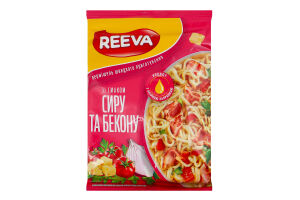 Вермишель быстрого приготовления со вкусом сыра и бекона Reeva м/у 60г