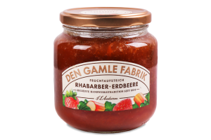 Джем Den Gamle Fabrik з ревеню та полуниці