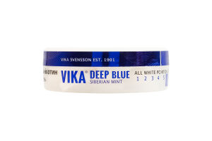 Порції нікотиновмісні з підсолоджувачами Vika Deep blue Siberian mint 20шт