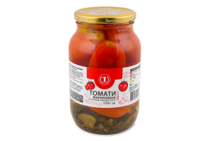 Томати мариновані слабокислі стерилізовані ТМ "1" в/с с/б 1кг