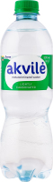 Вода мінеральна природна слабогазована Akvile п/пл 0.5л