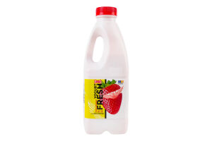 Йогурт 1.2% з цукром та наповнювачем Полуничний фреш Стигла полуниця Yogurt fresh Злагода п/пл 750г