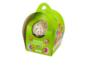 Кекс Паска з родзинками 300г коробка Agrola