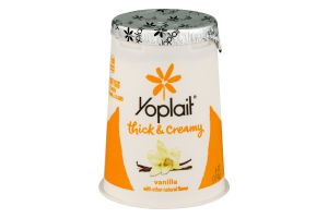 Yoplait Thick & Creamy Vanilla Flavor Lowfat Yogurt